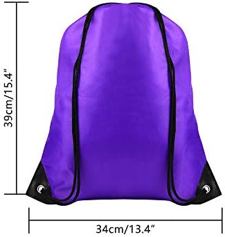 FEPITO 22 Pack Purple Drawstring Bags