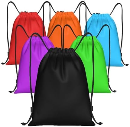 Custom Drawstring Bag with Personalized Logo - Waterproof Gym Backpack
