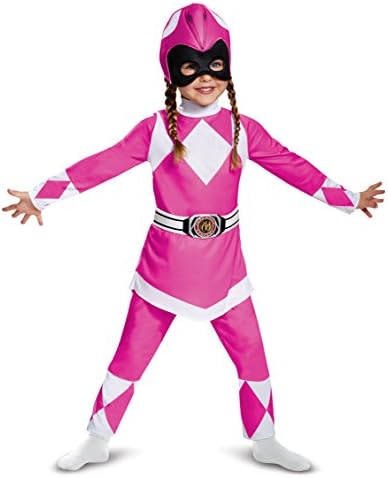 Disguise Power Rangers Pink Ranger Muscle Costume for Toddlers 1