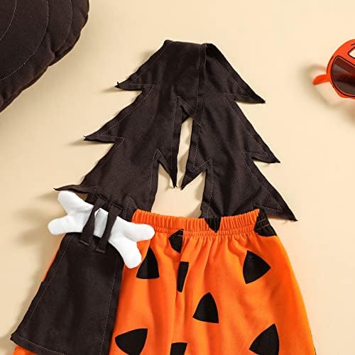 FIOMVA Toddler Caveman Halloween Costume Set 3pcs