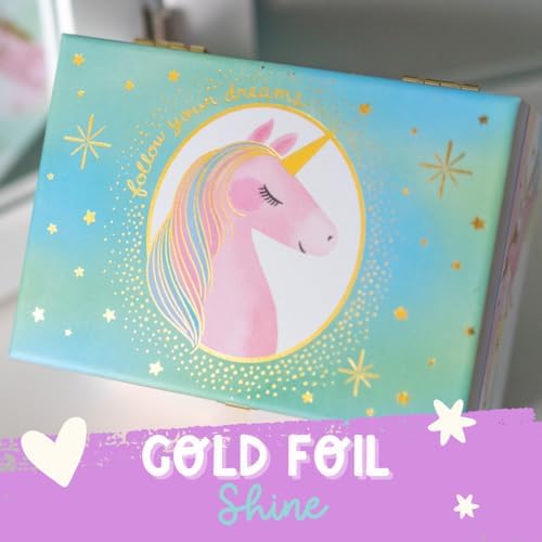 Musical Unicorn Jewelry Box for Girls