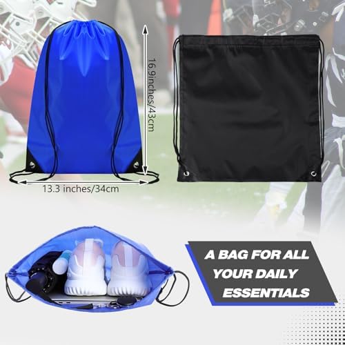 Shappy 120 Pcs Drawstring Backpack Sport Gym Bag Set