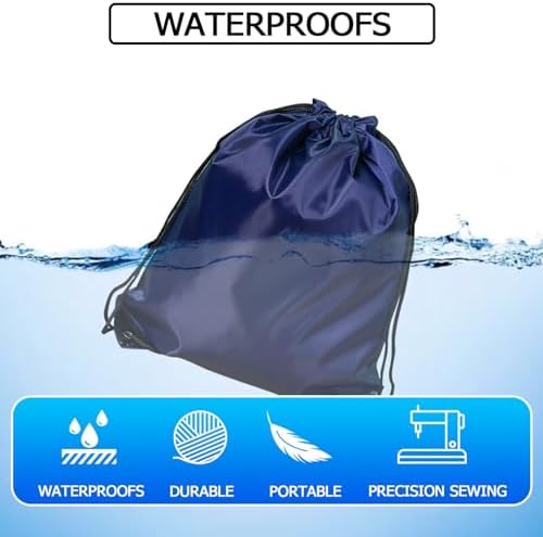 INVODA Drawstring Backpack 24PCS Navy Blue