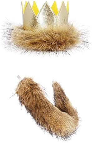 Wild One Baby Boys Cake Smash First Birthday Outfit Nappy Cover Suspenders Bowtie Crown Costume