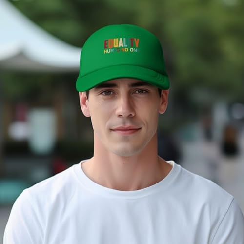 Equality Hurts No One Mesh Adjustable Baseball Cap for Men Women