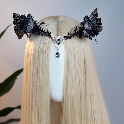 MOSTORY Black Renaissance Accessory Set