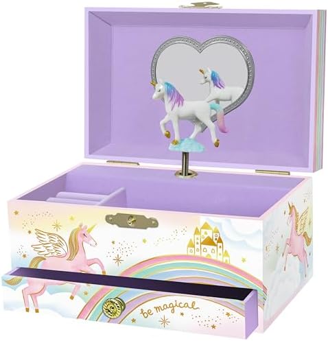 Musical Unicorn Jewelry Box for Girls
