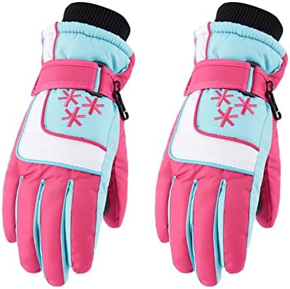 EnJoCho Children Colorful Mittens Winter Ski Gloves For Boys Girls