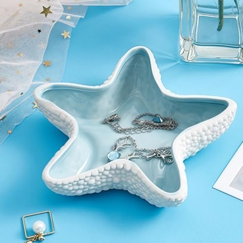 Starfish Jewelry Tray with Ocean Theme for Women