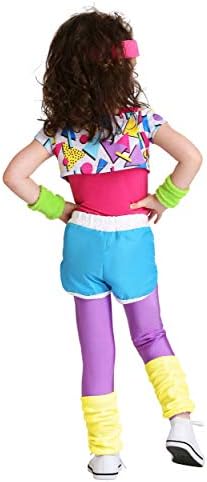 Toddler Girls 80s Workout Halloween Costume