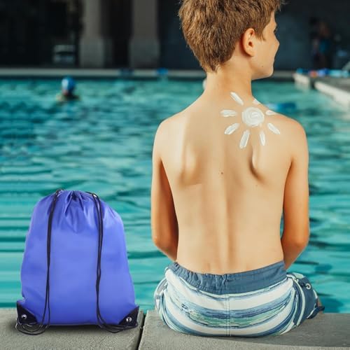 Haokuaile 20 Pcs Drawstring Bags Gym Travel Backpack