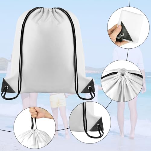 NACHLYNN 12-Piece Drawstring Backpack Set