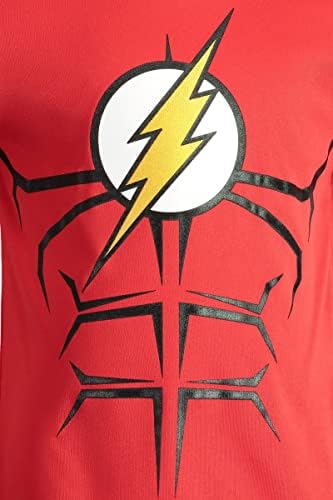 DC Comics Justice League Athletic Pullover T-Shirt and Mesh Shorts for Kids