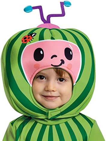 Disguise Cocomelon Costume for Kids Watermelon Headpiece