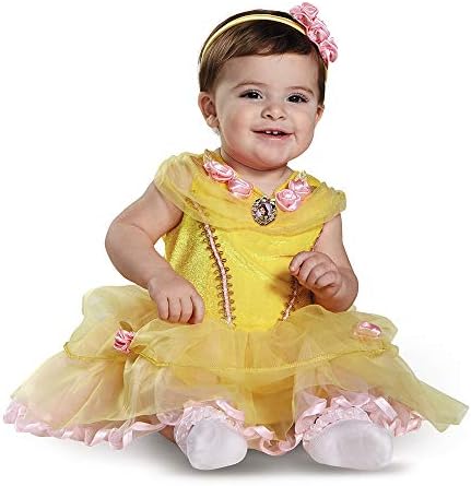 Disguise Baby Girls Belle Infant Costumes Yellow 12 Months