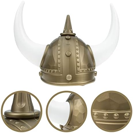 Viking Horn Hat Costume for Kids and Men