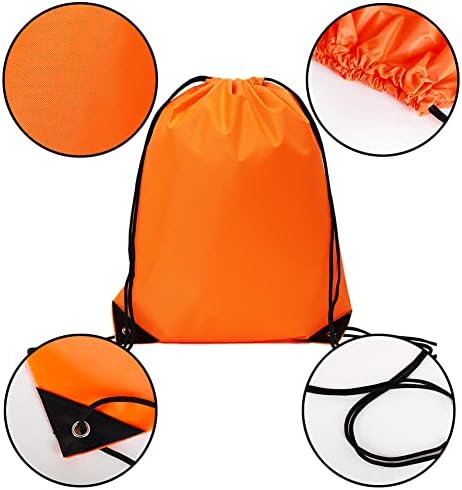 CODOBON 20 Pcs Drawstring Backpack Bulk Gym Sport Bags