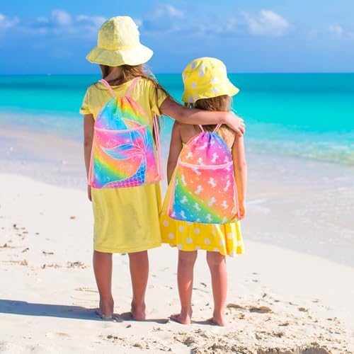 Nidoul Unicorn Drawstring Backpack for Kids