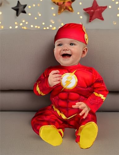 Rubies Flash Baby Boys Costume Jumpsuit and Hat