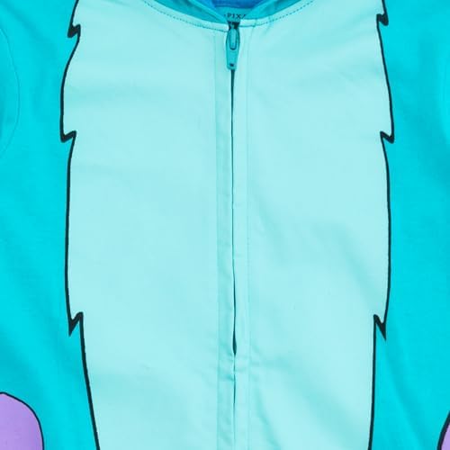 Disney Monsters Inc Zip Up Hooded Coverall for Newborn Boy Blue or Green