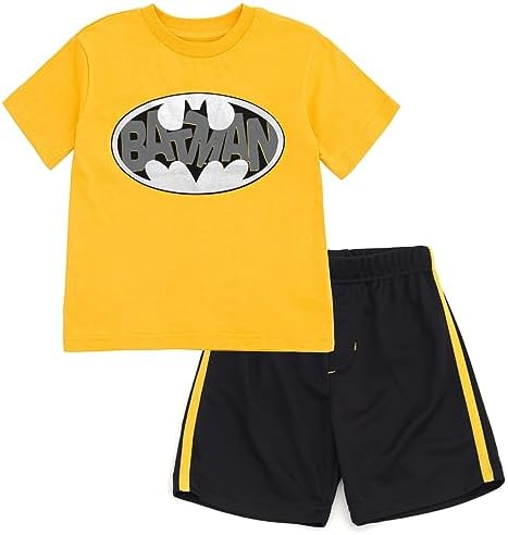 DC Comics Justice League Batman Superman Youth Shorts Set