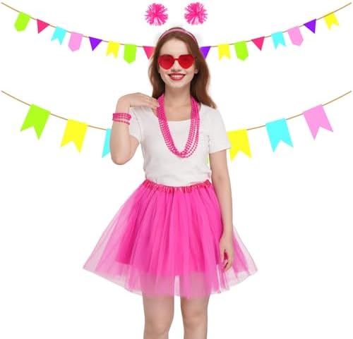 Sucrain Tutu Costume Accessories Set for Women
