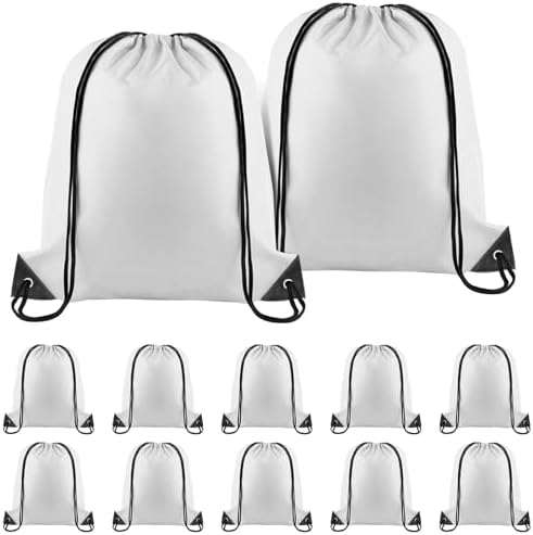 NACHLYNN 12-Piece Drawstring Backpack Set