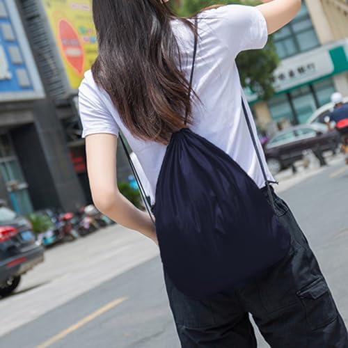 INVODA Drawstring Backpack 24PCS Navy Blue