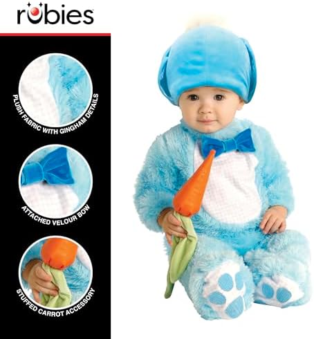 Rubies Babys Precious Little Rabbit Costume Blue