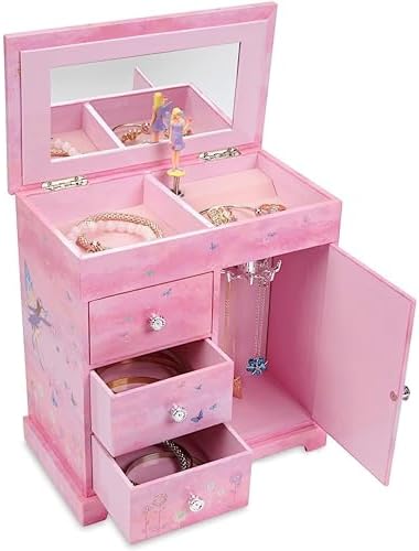 Jewelkeeper Jewelry Box with Ballerina Music Box