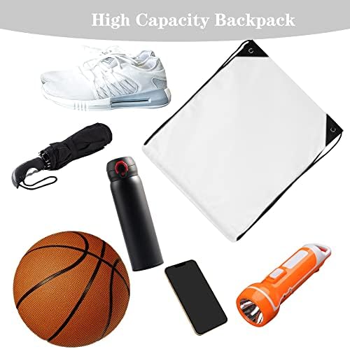 60 Piece Drawstring Sports Backpack Set for Men Women Gym Bags Outdoor Use