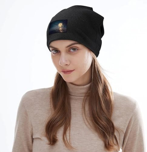 bttllke Unisex Fleece Lined Winter Beanie Hat 1