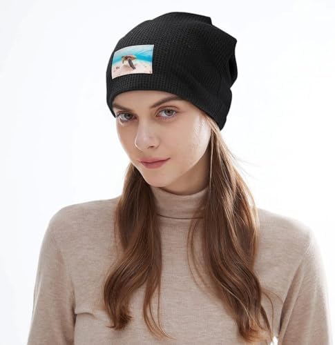 Bttllke Unisex Winter Beanie Hat with Fleece Lining