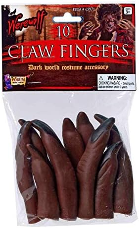Forum Novelties Werewolf Claw Fingers Brown Standard