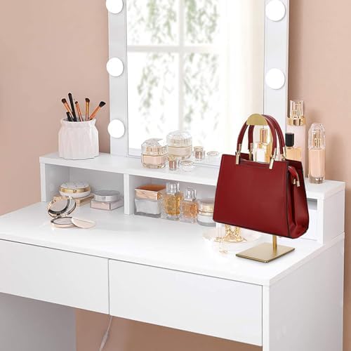 Hipiwe Gold Metal Handbag Stand with Adjustable Height