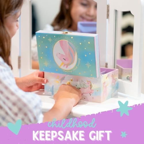 Musical Unicorn Jewelry Box for Girls