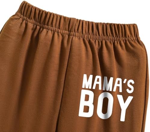Toddler Boys Outfits Letter Graphic Print Sweatshirt and Sweatpants Set 3-7T