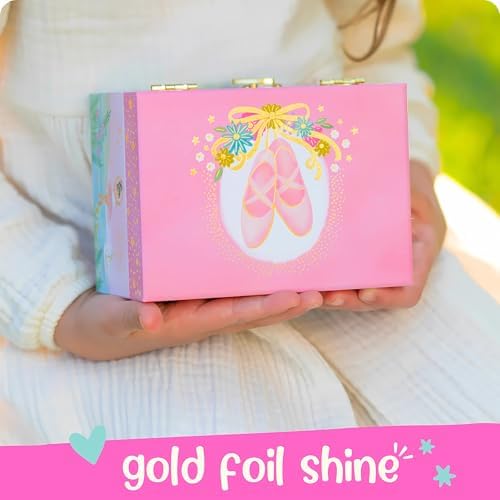 Musical Ballerina Jewelry Box for Girls - Pink