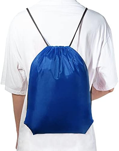 Vorspack Drawstring Backpacks 10 Pack Blue