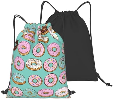 Yishow Delicious Doughnut Drawstring Backpack Bag