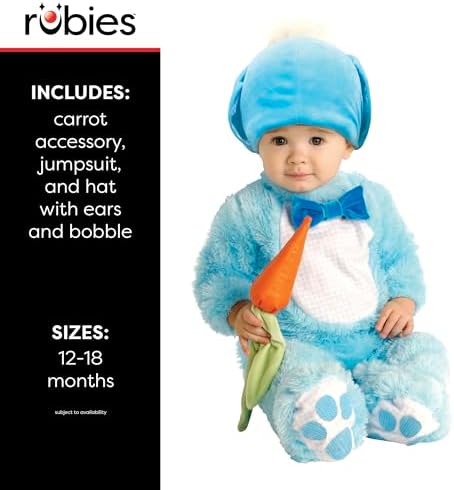 Rubies Babys Precious Little Rabbit Costume Blue