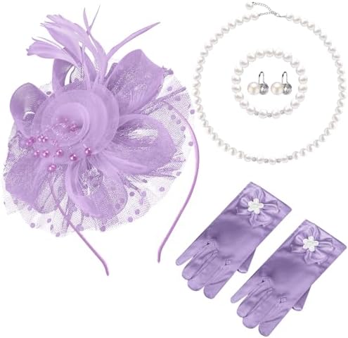 Junkin 5 Pcs Girls Tea Party Accessories Set