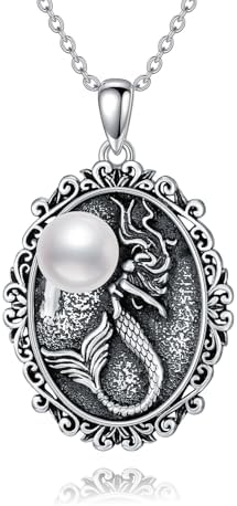 Mermaid Necklace for Women 925 Sterling Silver Pendant