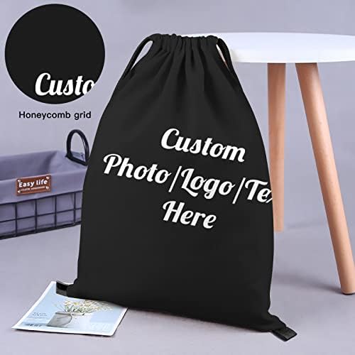 Custom Drawstring Bags With Logo 16x189 Inch Backpack