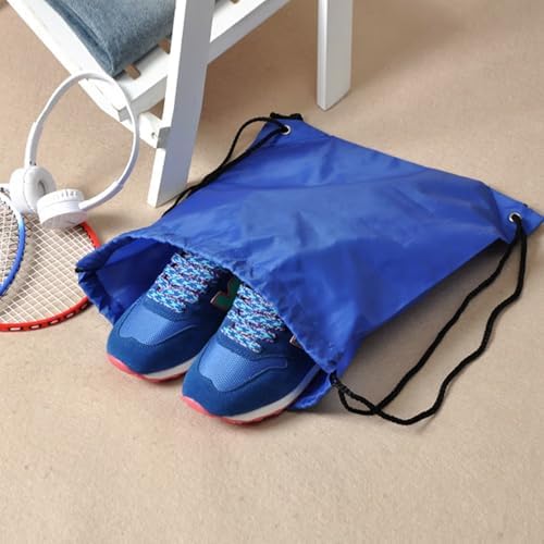 RUGLAMZHIP 8Pcs Waterproof Drawstring Backpacks