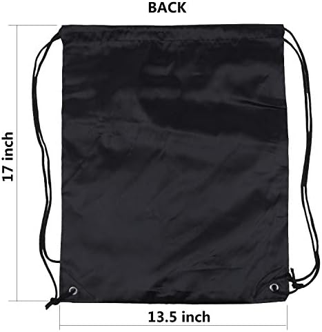 ICObuty 6 Pack Drawstring Gym Bags for Sports Yoga Travel