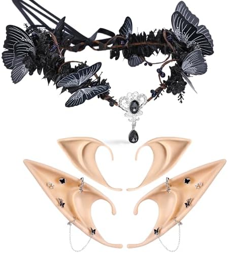 MOSTORY Black Renaissance Accessory Set