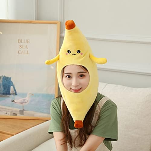 STOBOK Funny Banana Costume Hat for Parties and Carnivals