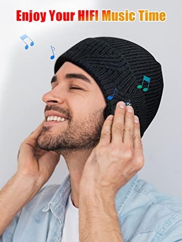UNBON Bluetooth Beanie for Men with Headphones