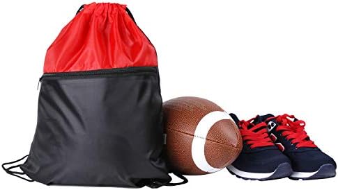 ICObuty 6 Pack Drawstring Gym Bags for Sports Yoga Travel